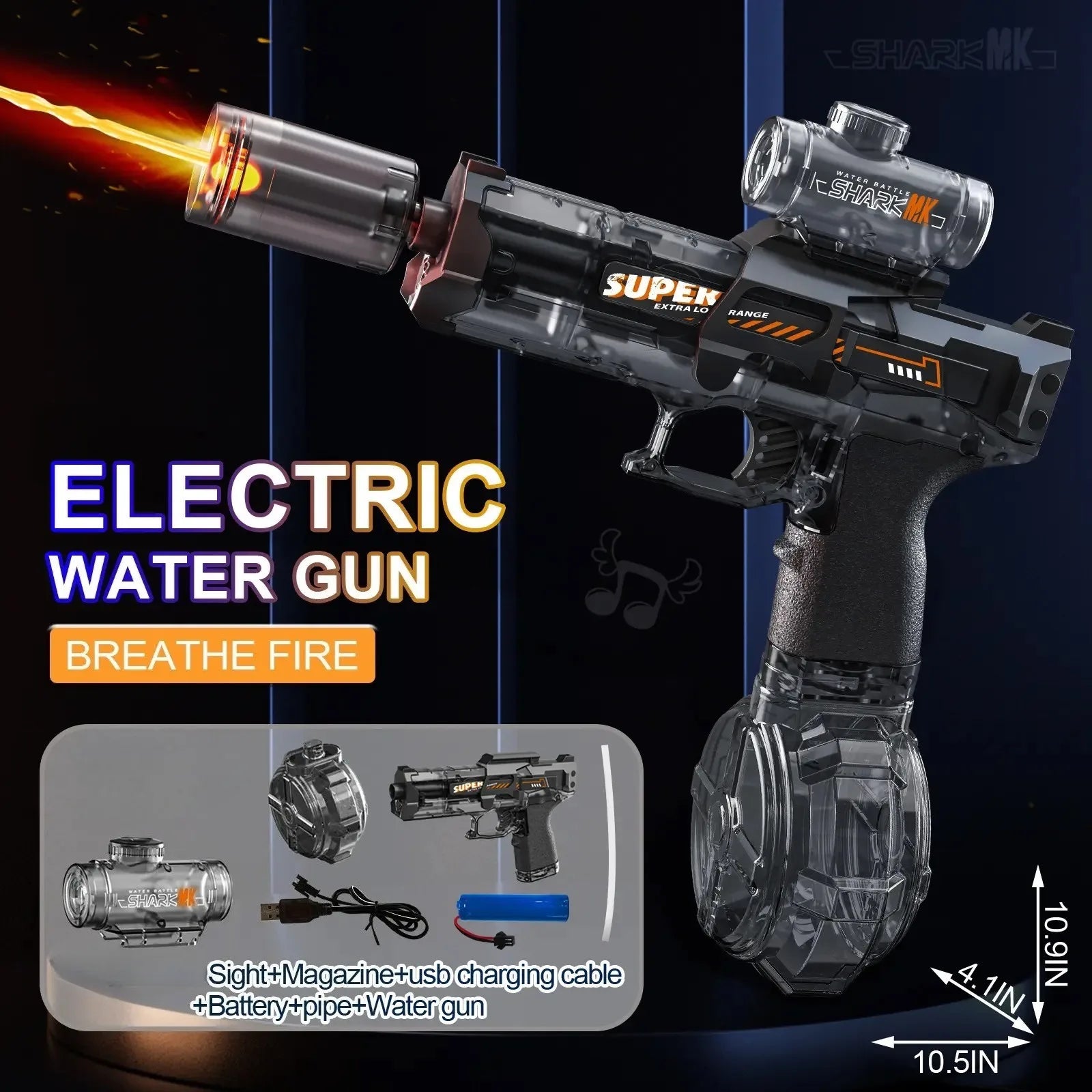 Electric Water Blaster – Automatic LED Summer Toy