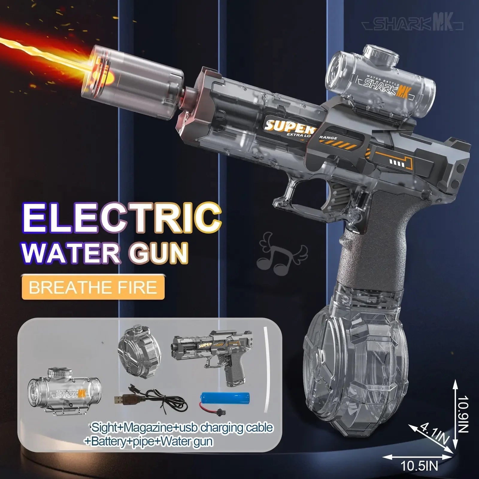 Electric Water Blaster – Automatic LED Summer Toy