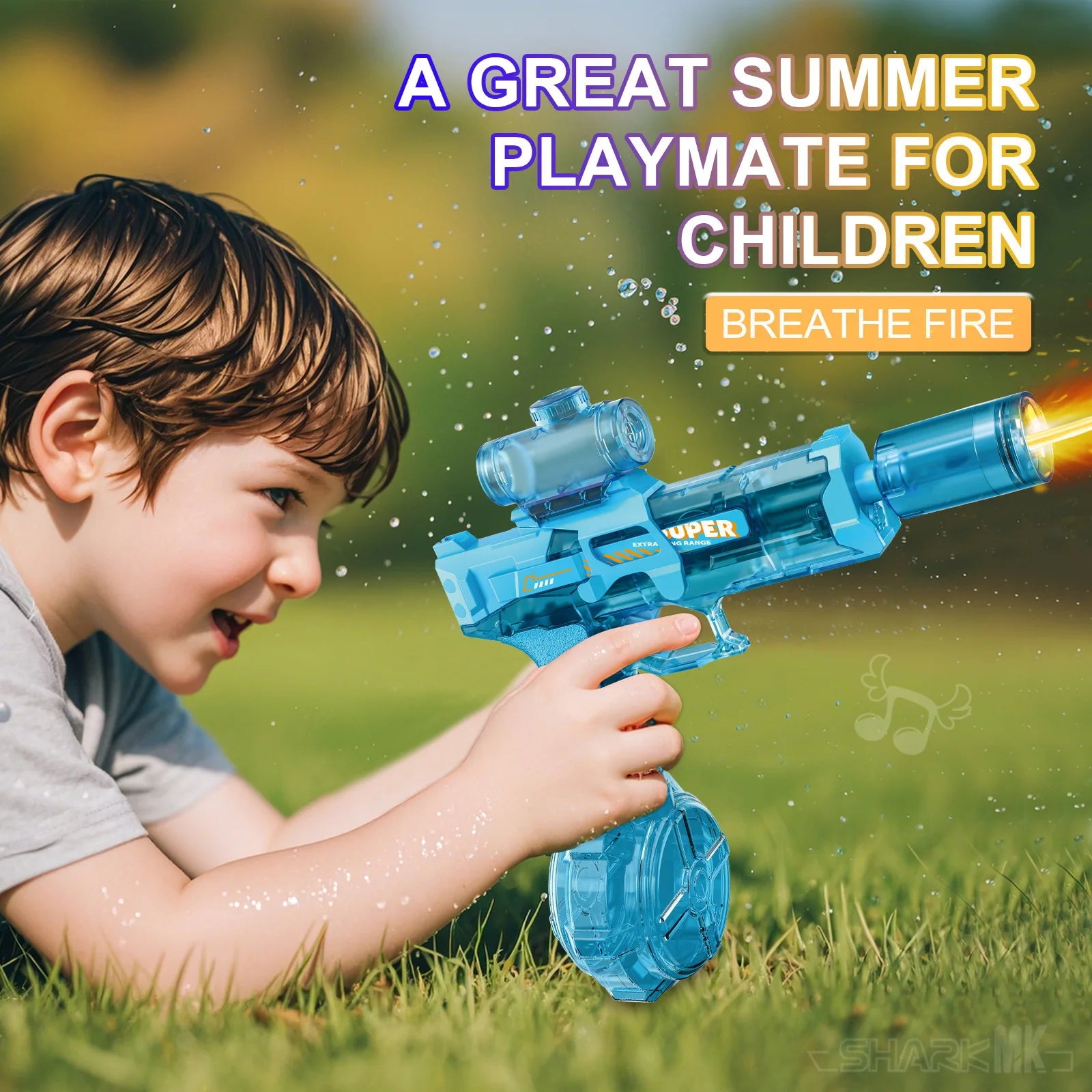 Electric Water Blaster – Automatic LED Summer Toy