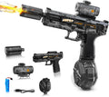 LED Electric Water Blaster for Kids & Adults | Automatic Water Gun Black 26-32 ft